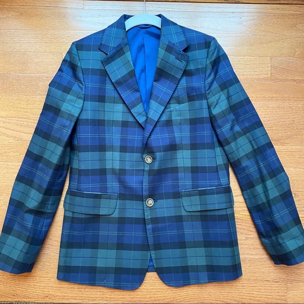 Vineyard Vines tartan plaid blazer
